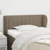vidaXL Kopfteil mit Ohren Taupe 93x23x78/88 cm Stoff Produktbild-Vorschau 2