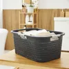 Rotho Cesto per biancheria Country 40L antracite Anteprima dell’immagine prodotto 6