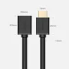 Two HDMI connectors with measurement annotations. Produktbild-Vorschau