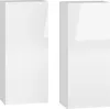 Two white, rectangular cabinets are shown side-by-side against a white background. Náhled obrázku produktu