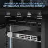 Extralink Police pro Síťový Rozvaděč 1U 250mm 19" Šedá Náhled obrázku produktu 6
