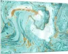 Bilder auf glas - Abstraktion blau Wasser modern - 120x80cm Produktbild-Vorschau 1