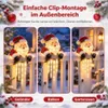 Weihnachtsmann Solar-Klemmleuchte, warmes Licht, Produktbild-Vorschau 5