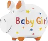 KCG Sparschwein Baby Girl Keramik mit Stopfen 12x10cm Produktbild-Vorschau 4