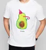 Mr. & Mrs. Panda Größe XL T-Shirt Avocado Party Zeit - Weiß Produktbild-Vorschau 4