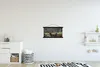 MuchoWow® Textilposter Hirsch - Baum - Berg 60x30 cm mit Produktbild-Vorschau 2
