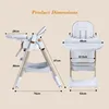 Clinvia, chaise haute réglable pour bébé, de 0 à 6 ans - Voir les images du produit 2