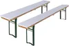 Beautissu gepolsterte Bierbank 50cm & Biertisch Husse Produktbild-Vorschau 2
