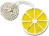 Zitronenscheibe Zitrone Kette Halskette 45cm Miniblings Produktbild-Vorschau 1