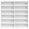 vidaXL Vetrina bianca 60x8,5x58 cm Materiale a base di Anteprima dell’immagine prodotto 4