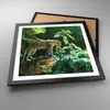 Gerahmtes Poster - Schwarzer Rahmen - Dschungel Leopard Produktbild-Vorschau 3