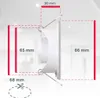 Lot de 5 spots LED encastrables IP65 – spéciales Salle de Voir les images du produit 5