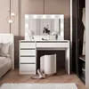 Idohome Schminktisch BELLA II, Kosmetiktisch mit Spiegel Produktbild-Vorschau 3