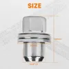20x Radmuttern Edelstahl for RANGE ROVER SPORT & L322 Produktbild-Vorschau 9
