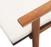 Lettino con cuscino in poly rattan acacia legno massiccio Anteprima dell’immagine prodotto 8