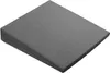 A gray wedge pillow is shown from a diagonal angle against a white background. Produktbild-Vorschau