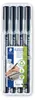 STAEDTLER® 318-9WP4HZ Folienstift Lumocolor F perm sw 4ST Voir les images du produit 3