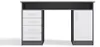 Scrivania ADA BIANCO ANTRACITE 125 cm 4 Cassetti Armadio Anteprima dell’immagine prodotto 7