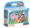 CLE Cubi blocchi 6 vino Peppa 40659 Anteprima dell’immagine prodotto 1