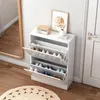 Schuhschrank weiß Schuhregal Kommode Garderobe Loft modern Produktbild-Vorschau 7
