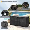 Coffre de jardin extérieur COSTWAY, 380 litres, avec Voir les images du produit 7