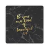 MuchoWow® Mauspad Mousepad Zitate - Selbstvertrauen - Gold Produktbild-Vorschau 1