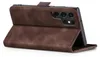 A brown flip cover case for a smartphone is shown. Produktbild-Vorschau
