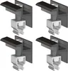 4x Endklemme Klickfix schwarz 30-40mm Solarmodul Halterung Produktbild-Vorschau 1