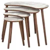 Skye Decor, kvalitný stôl s vkladacími stolíkmi (4 diely), Náhľad obrázku produktu 5