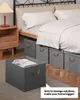 WOLTU 5er Set Aufbewahrungsbox mit Deckel & Griffen, Produktbild-Vorschau 4