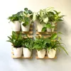 Wandpflanzer Holz 30 cm, Wand Blumentopf Halter, Massivholz Produktbild-Vorschau 3