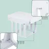 Relaxdays Cestino da incasso, 2 scomparti, 2 x 8 l, L x P x Anteprima dell’immagine prodotto 8