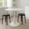 Sgabello in plastica, Ø 34 x 45 cm, nero Anteprima dell’immagine prodotto 8