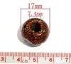 100 Holzperlen 'Flower' 17x16mm Bastelperlen Schmuckperlen Produktbild-Vorschau 1