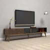 Skye Decor, Milan - Walnut, Black, TV-Schränke, Nussbaum, Produktbild-Vorschau 2