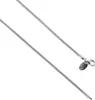 XC0111 Schlangenkette 45 cm lang aus 925 Silber rhodiniert Produktbild-Vorschau 2