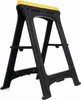 A black and yellow sawhorse is shown against a white background. Produktbild-Vorschau