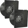 vhbw 2x Aktivkohlefilter kompatibel mit Rosieres CA GXP 6 Produktbild-Vorschau 1