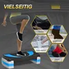 HOMCOM Stepping board aeróbny stepper výškovo nastaviteľný Náhľad obrázku produktu 5