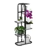 Porte-fleurs en métal 6 étages RD6802 noir Voir les images du produit 1