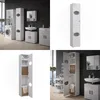 Wäscheschrank  Vicco Irma Weiß 37.2 x 192 cm, Model 51826 Produktbild-Vorschau 8