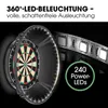 Illuminazione LED per freccette DoYourDart, 24W, nera, 360° Anteprima dell’immagine prodotto 2