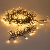A string of warm white LED lights is coiled on a light gray surface. Náhled obrázku produktu