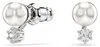 Swarovski Ohrstecker Damen Matrix Kristallperle Weiß Produktbild-Vorschau 2