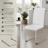 4 jídelní židle Otočné židle - bílé Náhled obrázku produktu 3