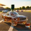 Whisky Dekanter Auto 300ml – Glas Karaffe – Geschenk für Produktbild-Vorschau 5