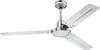 Deckenventilator Industrial 122 cm Chrom mit Wandschalter Produktbild-Vorschau 1