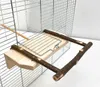 Anflugsitzstange für Vogelheime Vogelkäfige 24,5x12/20cm Produktbild-Vorschau 1