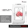 Finestra Framex per cantina Finestra in PVC Vetro satinato Anteprima dell’immagine prodotto 2