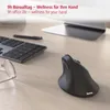 Hama Vertikale ergonomische Funkmaus EMW-500, Schwarz Produktbild-Vorschau 3